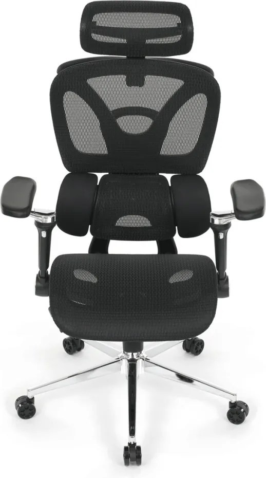 Irodai szék szinkronmechanikás fekete hálós KA-B2363 BK