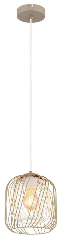 Globo 15965H - DICHTI függőlámpa kábellel 1xE27/40W/230V átm. 18 cm