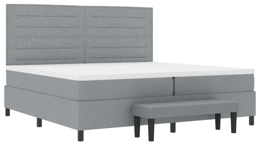 Boxspring ágy matraccal és paddal