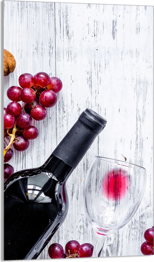 Üveg Vágódeszka 30x52 Szőlő a Konyhába