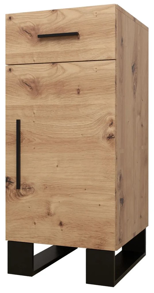 Előszobabútor Amanda 6 (artisan tölgy + rózsaszín). 1085903
