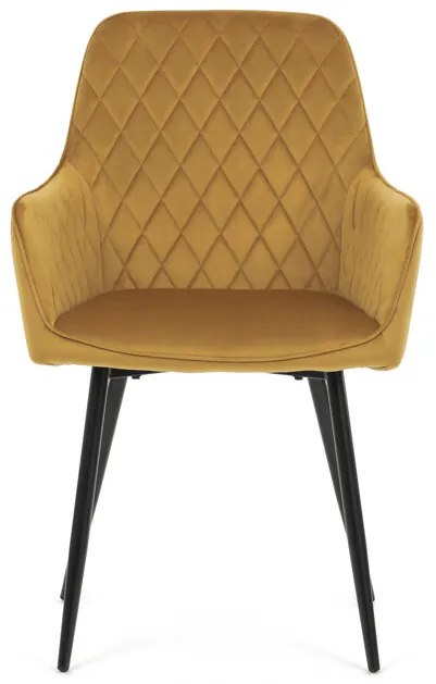 Sárga Bársony Étkezőszék. DCH-215 YEL4