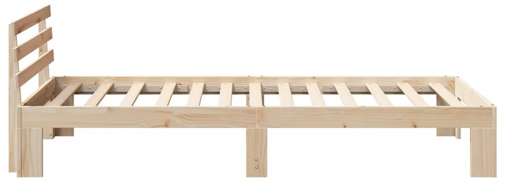 Fenyőfa Ágykeret Természetes Fa 75 x 190 cm Ágykeret