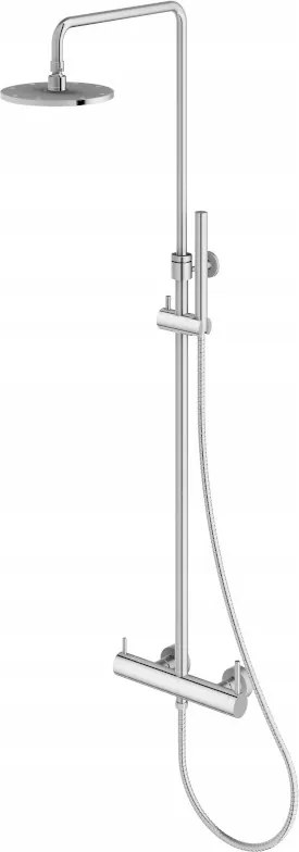 Falra szerelhető zuhanyszett Króm Kohlman Axel QW276A