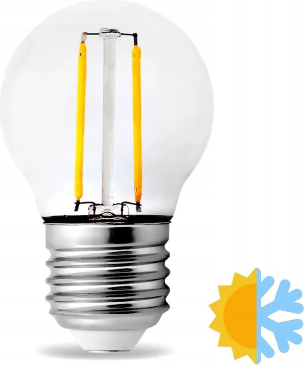 Dekorációs Izzó G45 Filament Led Edison 10W E27 Semleges Fehér Szín