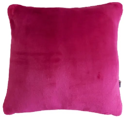 Puha Fleece párnahuzat pink