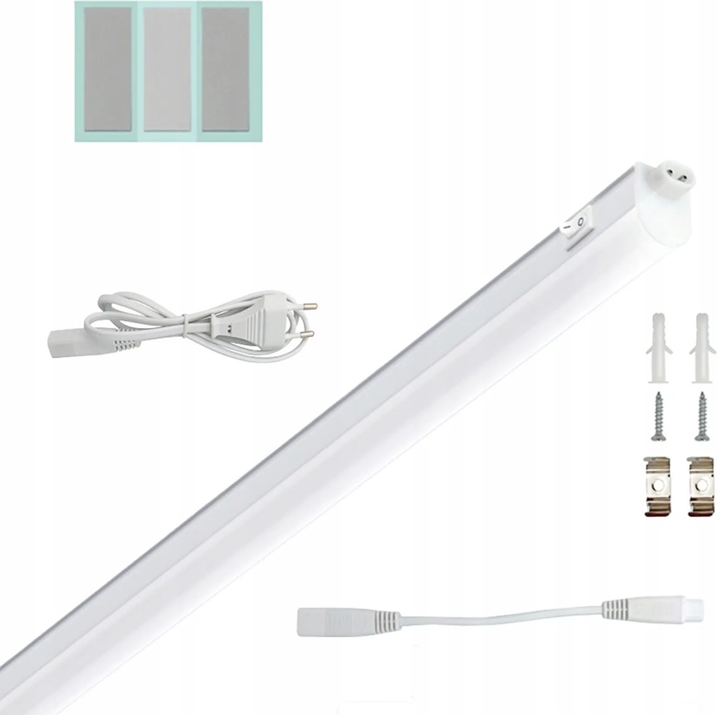 Bútor alatti Led lámpatest 12W 1200lm Cct fehér Kobi