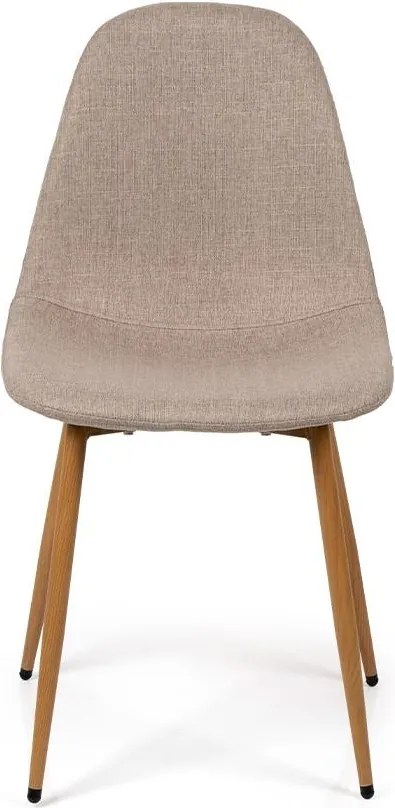 AVENBERG NATURAL Étkezőgarnitúra 4 szék + asztal 120cm, bézs