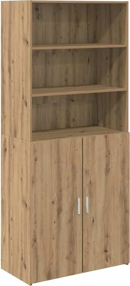 vidaXL Magasfiú Artisan tölgy 80 x 42,5 x 185 cm Faanyag