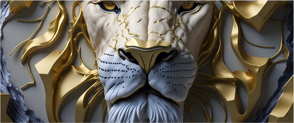 Kép - Oroszlánfej (120x50 cm)
