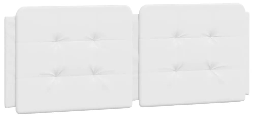 fehér műbőr ágykeret matrac nélkül Zadar 140x190 cm