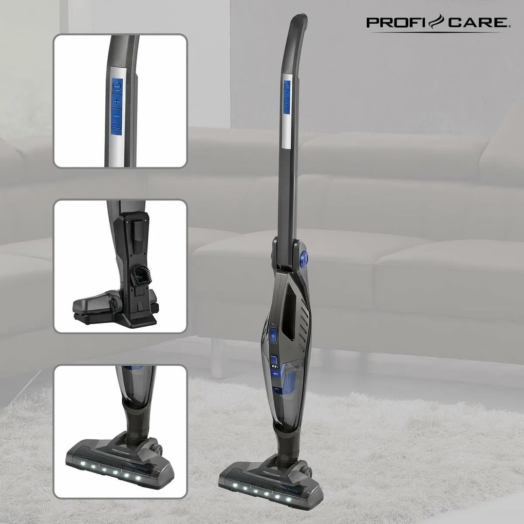 ProfiCare BS 3035 botporszívó, szürke