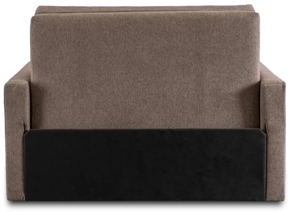 Kétszemélyes kihúzható fotelágy bézs színben – MILAN 2