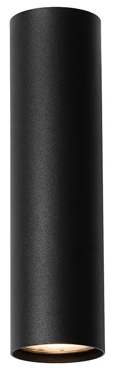 Modern fali lámpa fekete fával 2 lámpás - Jeana