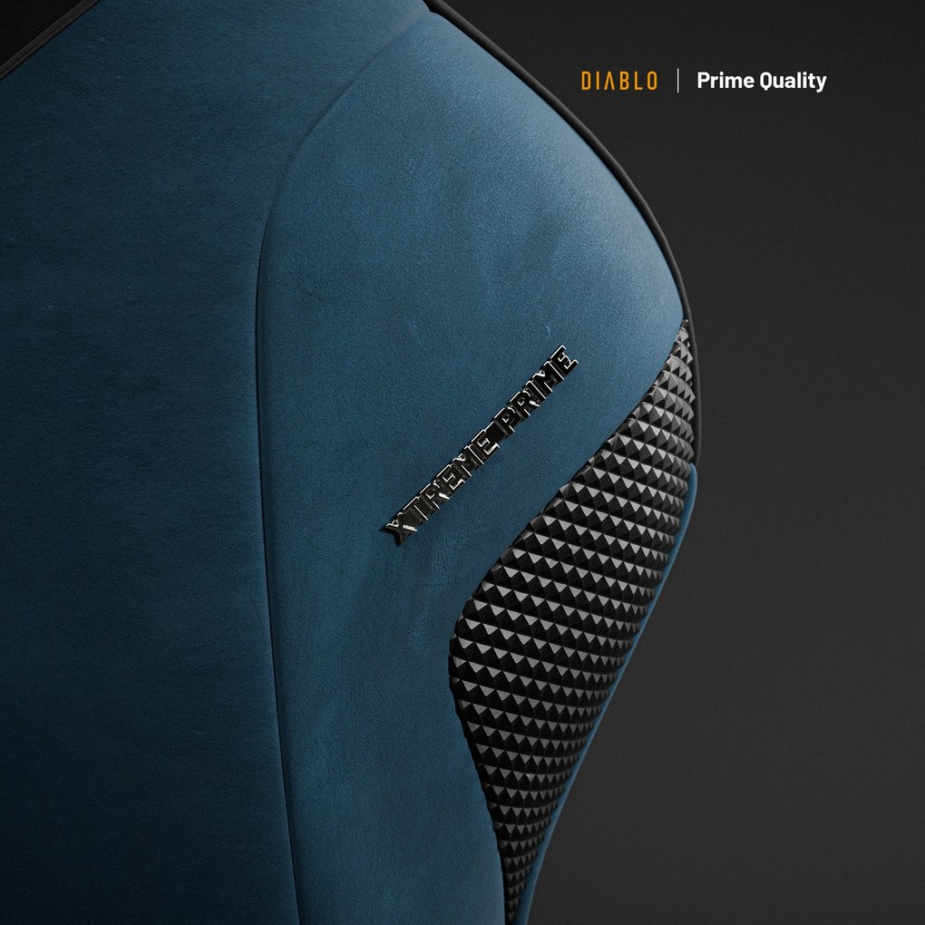 Gamer szék Normal Size, kék-fekete: Diablo X-One Prime Meta Ocean