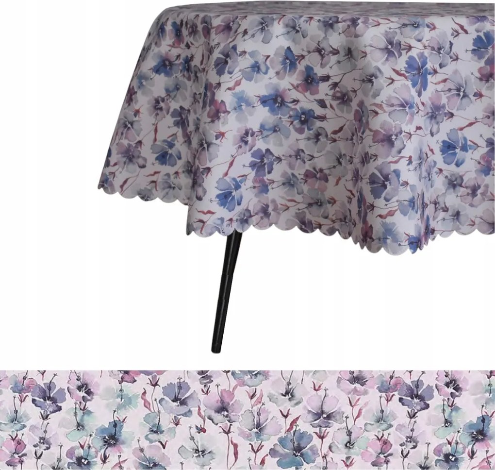 Abrosz Foltálló Ovális Lila 100X210 CM Virágok Finom Ovális Lila