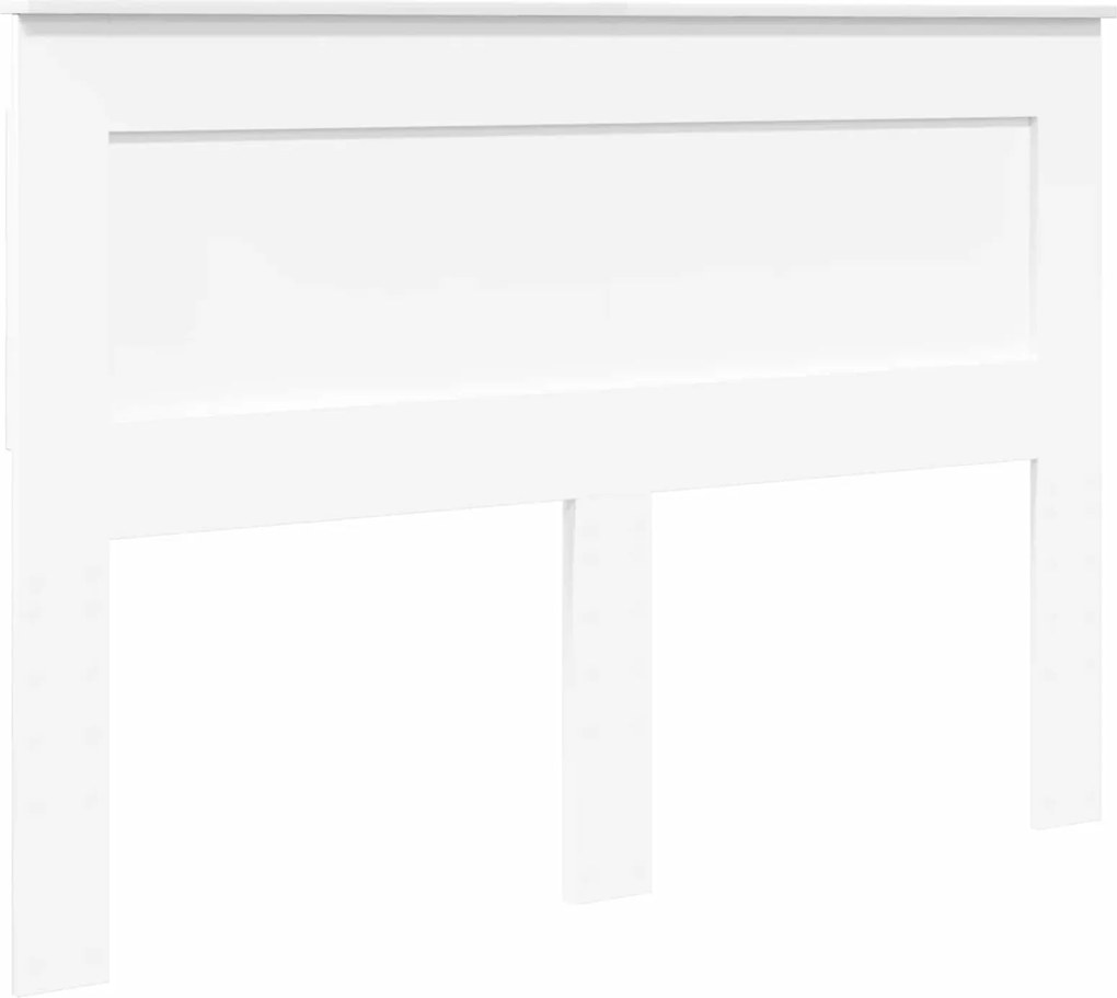 vidaXL Fejtámla fejtámlával Fehér 140 cm Faanyag