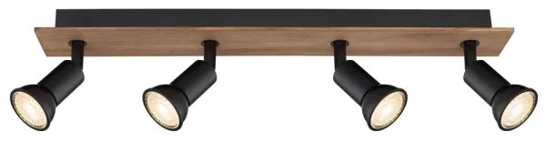 Globo 57998-4W - DREW 4xGU10/35W/230V fa/fém spotlámpa