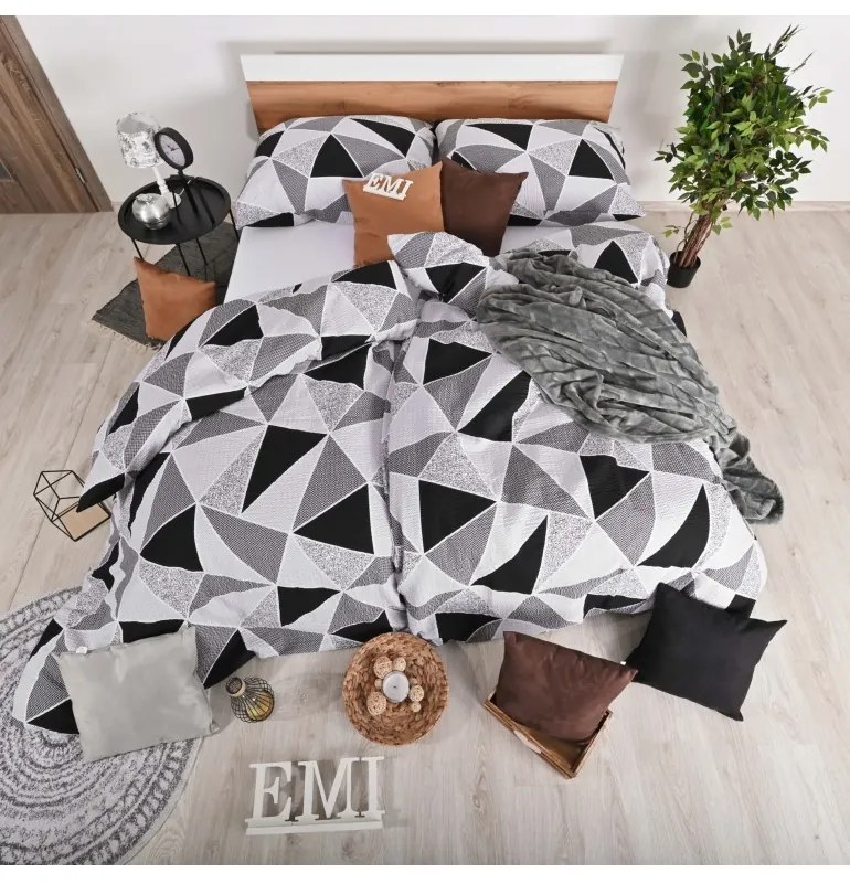 EMI Vega krepp ágyneműhuzat, A standard egyszemélyes ágy szett tartalma: 1x 140x200 + 1x 70x90