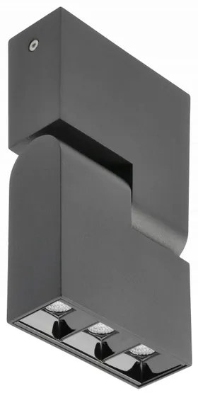 Lámpa Mennyezeti lámpatest SIERRA 8W 720lm, AC220-240V, 50/60 Hz,PF>0,5,Ra≥80,IP20,IK08,4000K,48°, fekete