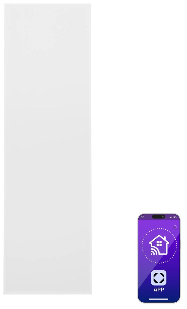 Klarstein Wonderwall Air Smart 320, infravörös hősugárzó, 30 x 100 cm, 320 W, alkalmazás