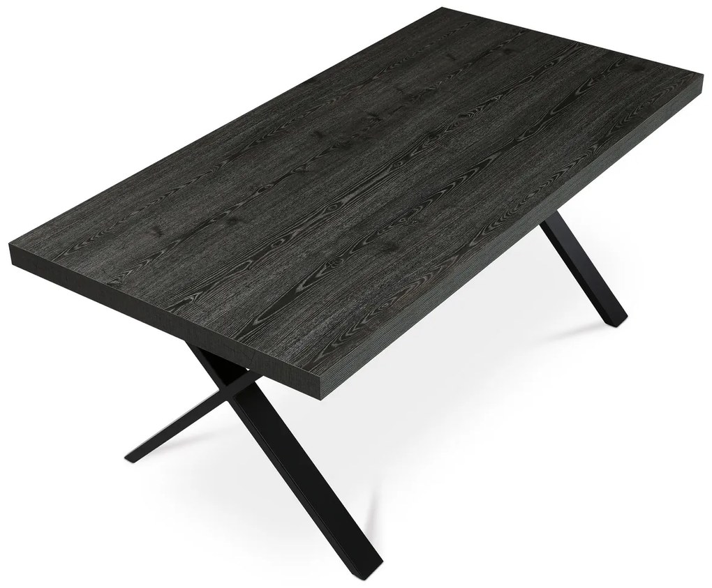 R5316 GREY étkezőasztal, szürke tölgy