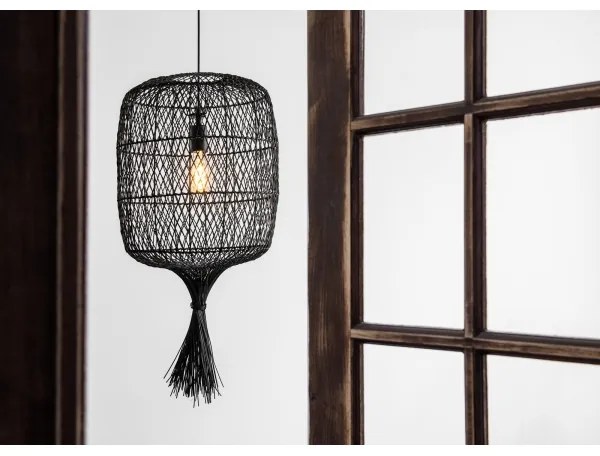 Lucide 03436/40/30 - Csillár zsinóron GARVE 1xE27/40W/230V fekete