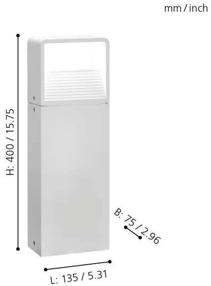 Eglo 98267 - LED Kültéri lámpa DONINNI LED/6W/230V IP44