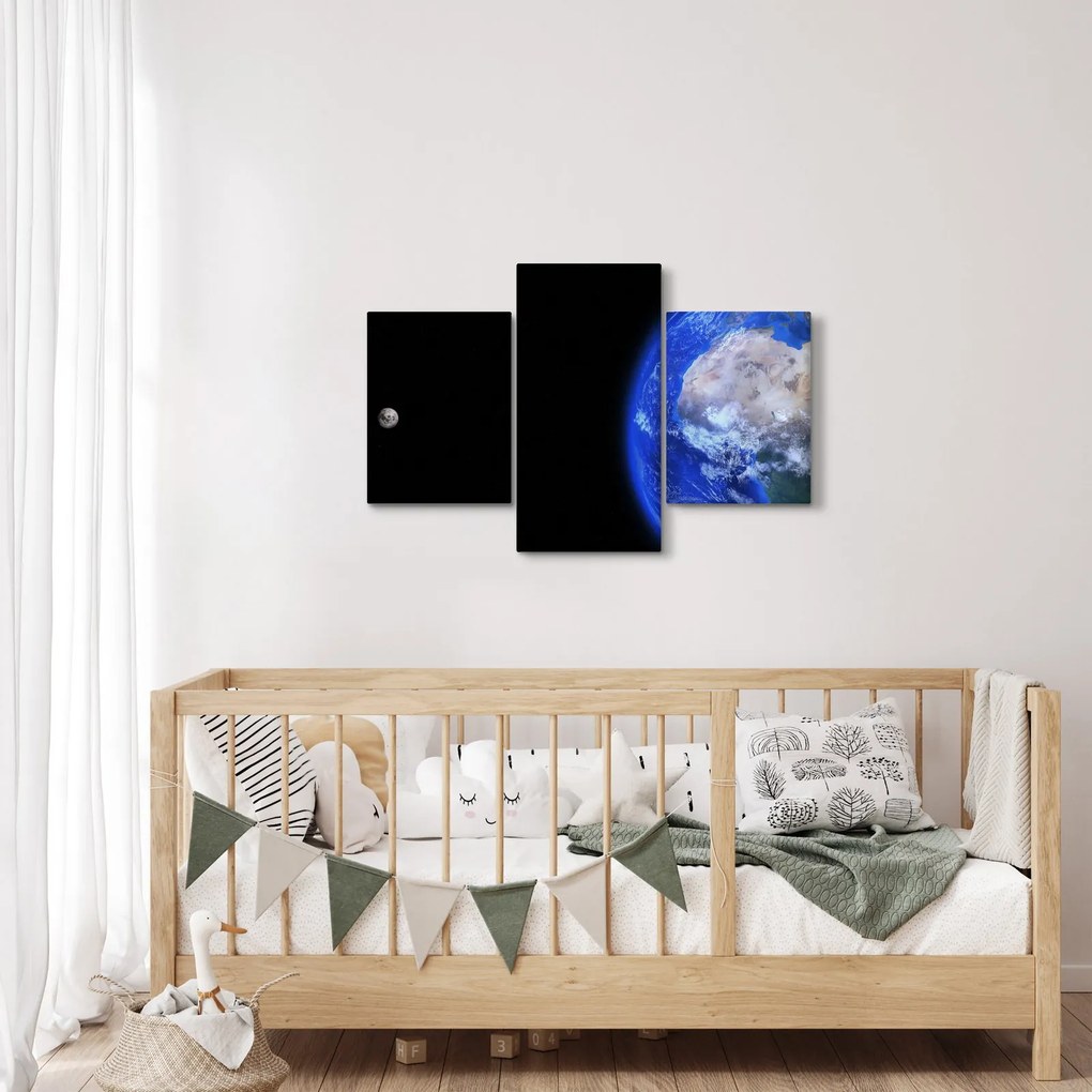 A Hold és a Föld képe (90x60 cm)