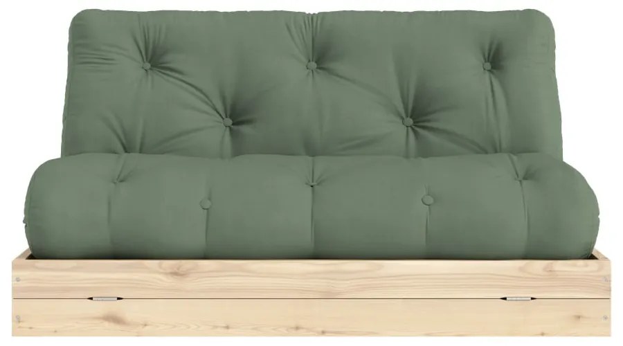 Zöld kinyitható kanapé 145 cm Flip – Karup Design