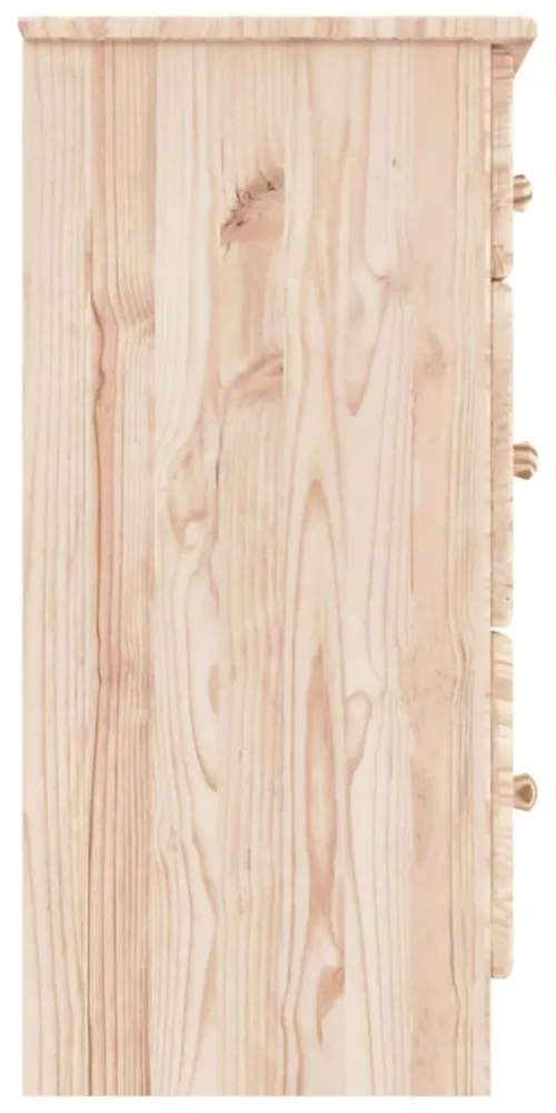 ALTA tömör fenyőfa komód 112x35x73 cm