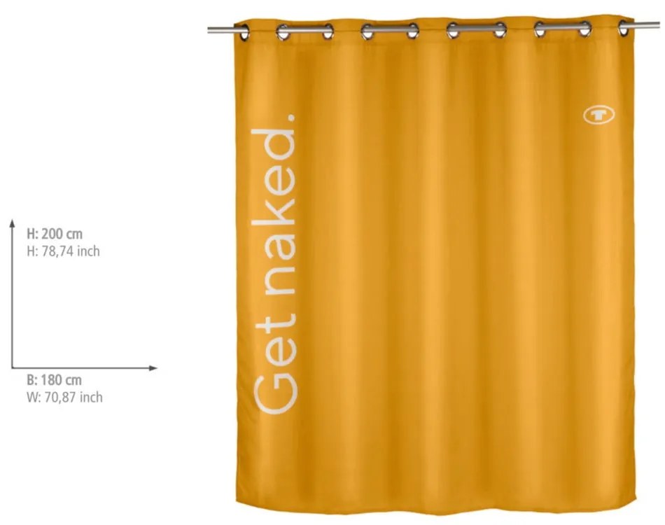 Zuhanyfüggöny 180x200 cm Tom Tailor Get Naked – Wenko