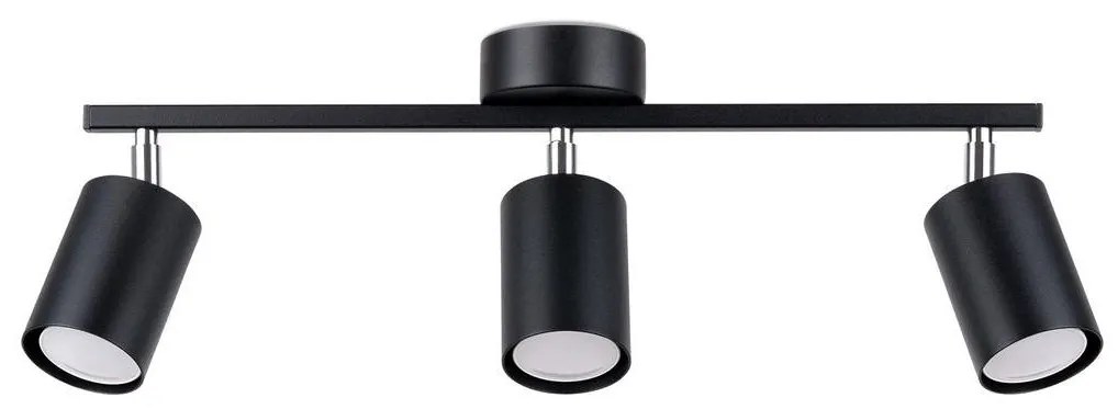 Sollux SL.1128 - Spotlámpa LEMMI 3xGU10/40W/230V fekete