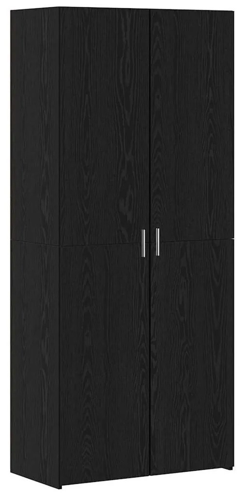 Tárolószekrény Musta tammi 80 x 41 x 225 cm Faanyag