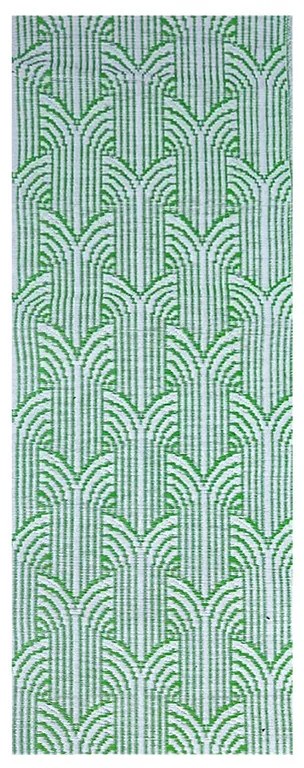 Art Deco mintás kétoldalú kültéri szőnyeg, 120 x 60 cm