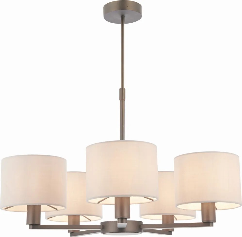 ENDON 73017 DALEY Modern Csillár Antik Bronz, Üveggolyó E14 IP20