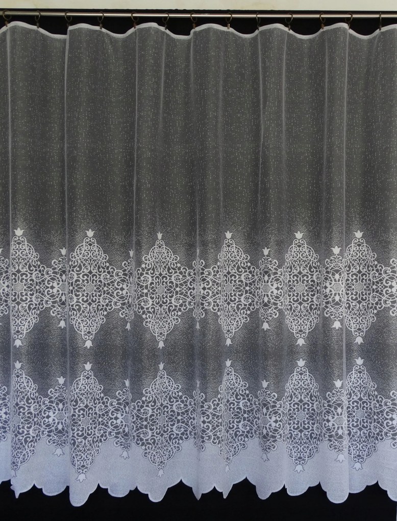 Mg Függöny 648/226 Fehér 200X170cm Kész Szalaggal