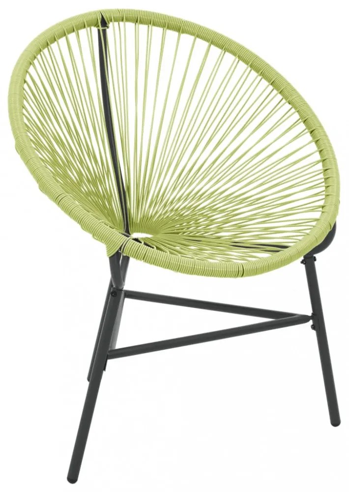 zöld polyrattan kerti Acapulco szék