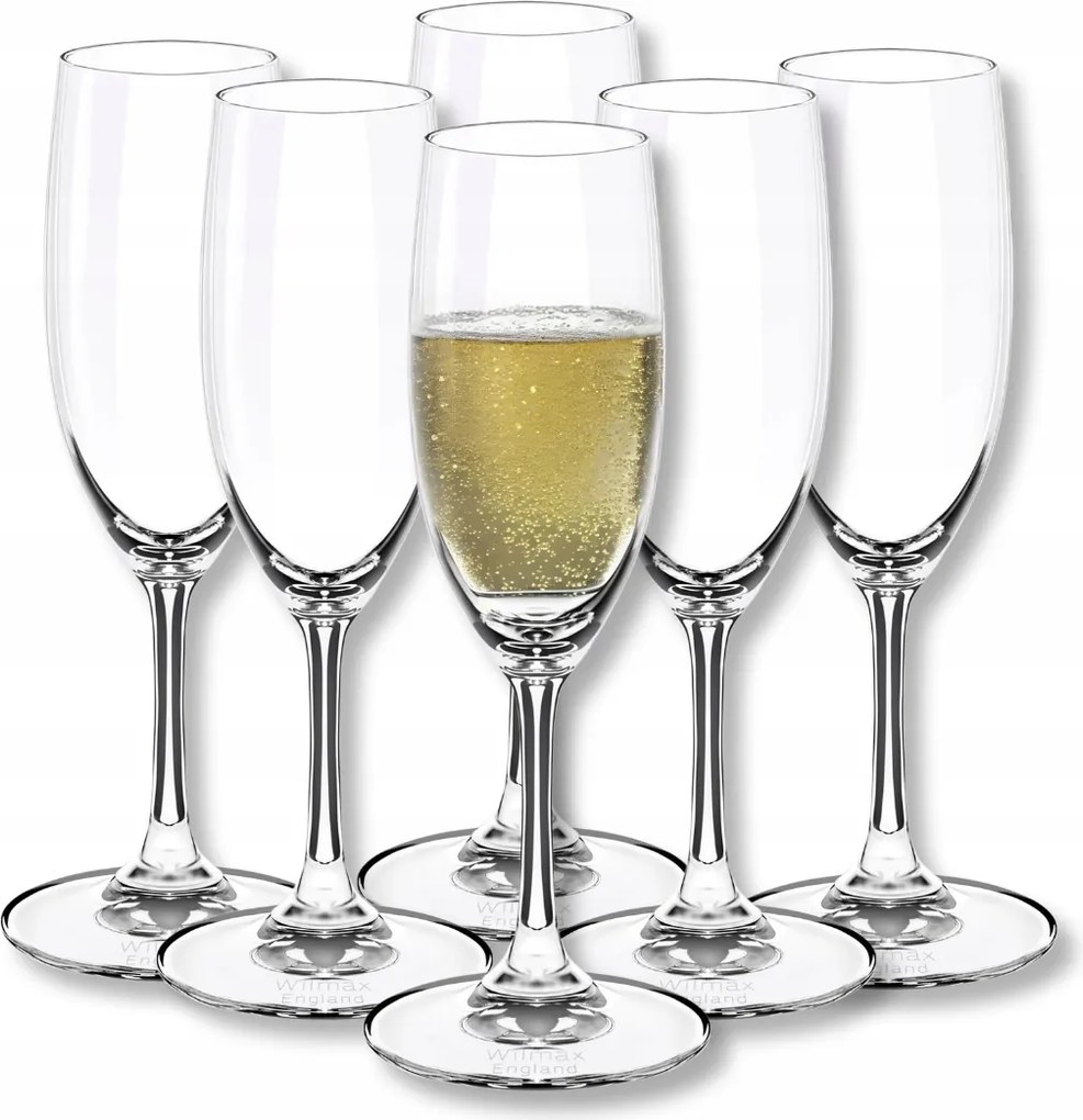 Wilmax pezsgőspohár 230 ml 6 db-os szett