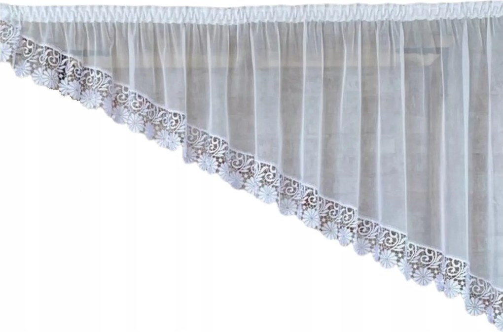 Készfüggöny 300x150,jobb oldali,fátyol,gipsz 15cm