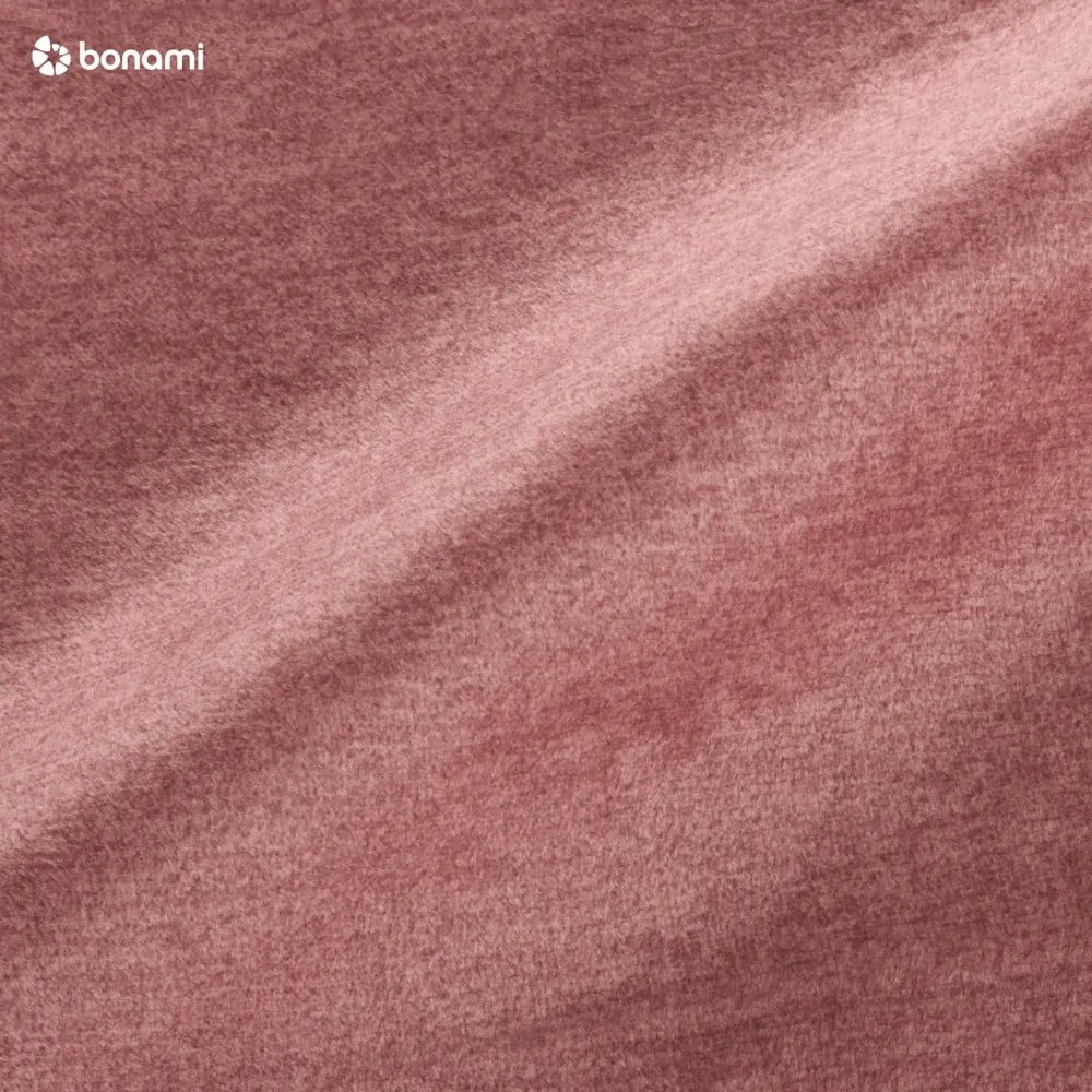 Luca rózsaszín kinyitható bársonykanapé - Milo Casa