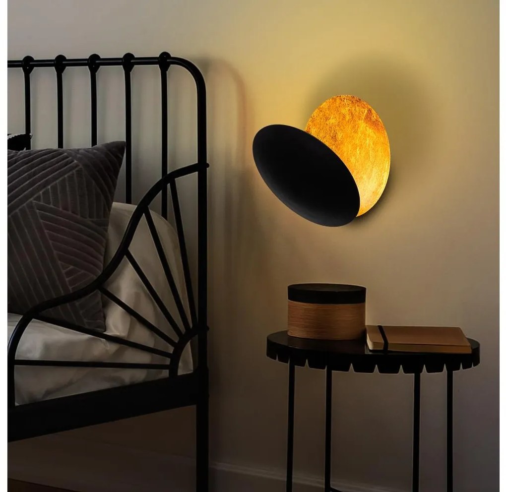 LED Fali lámpa YOSMA LED/5W/230V 3000K fekete/réz