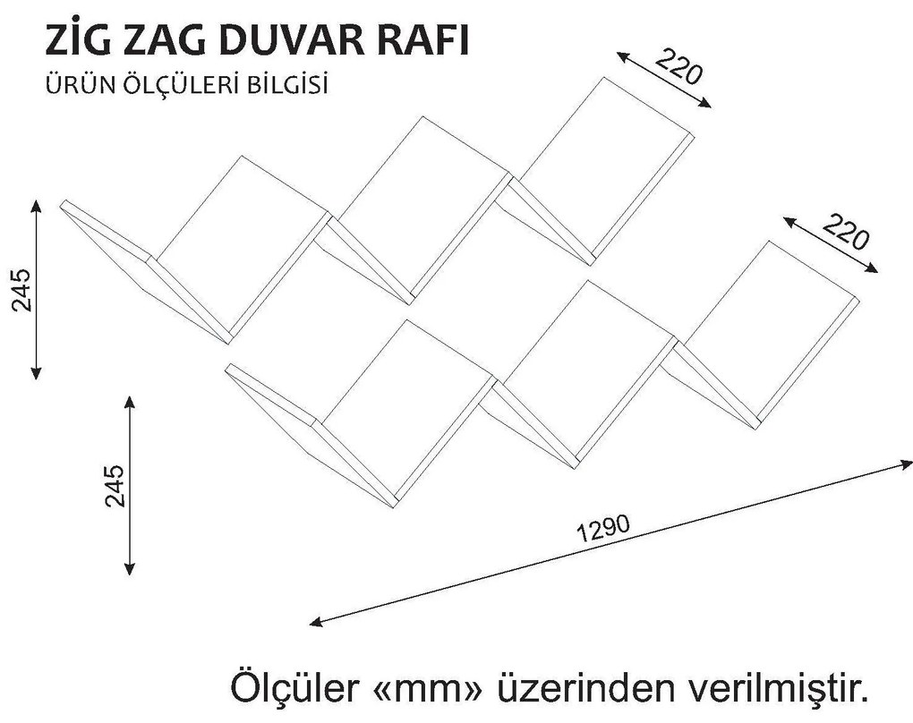Polc Ziggy (fehér). Akció -18%. 1071662