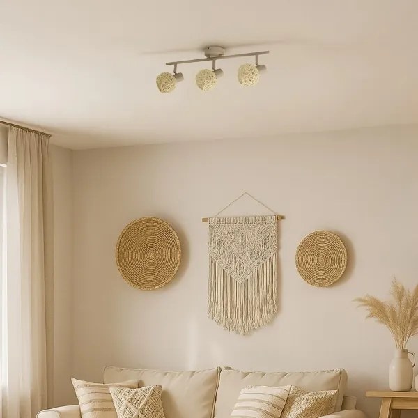 Spotlámpa DEX 3xE14/10W/230V bézs/krém