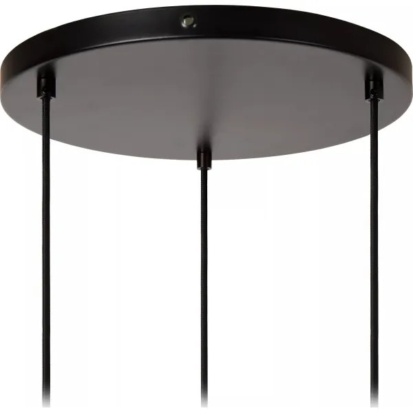 Lucide 45493/03/33 - Csillár zsinóron MONSARAZ 3xE27/40W/230V zöld/bézs