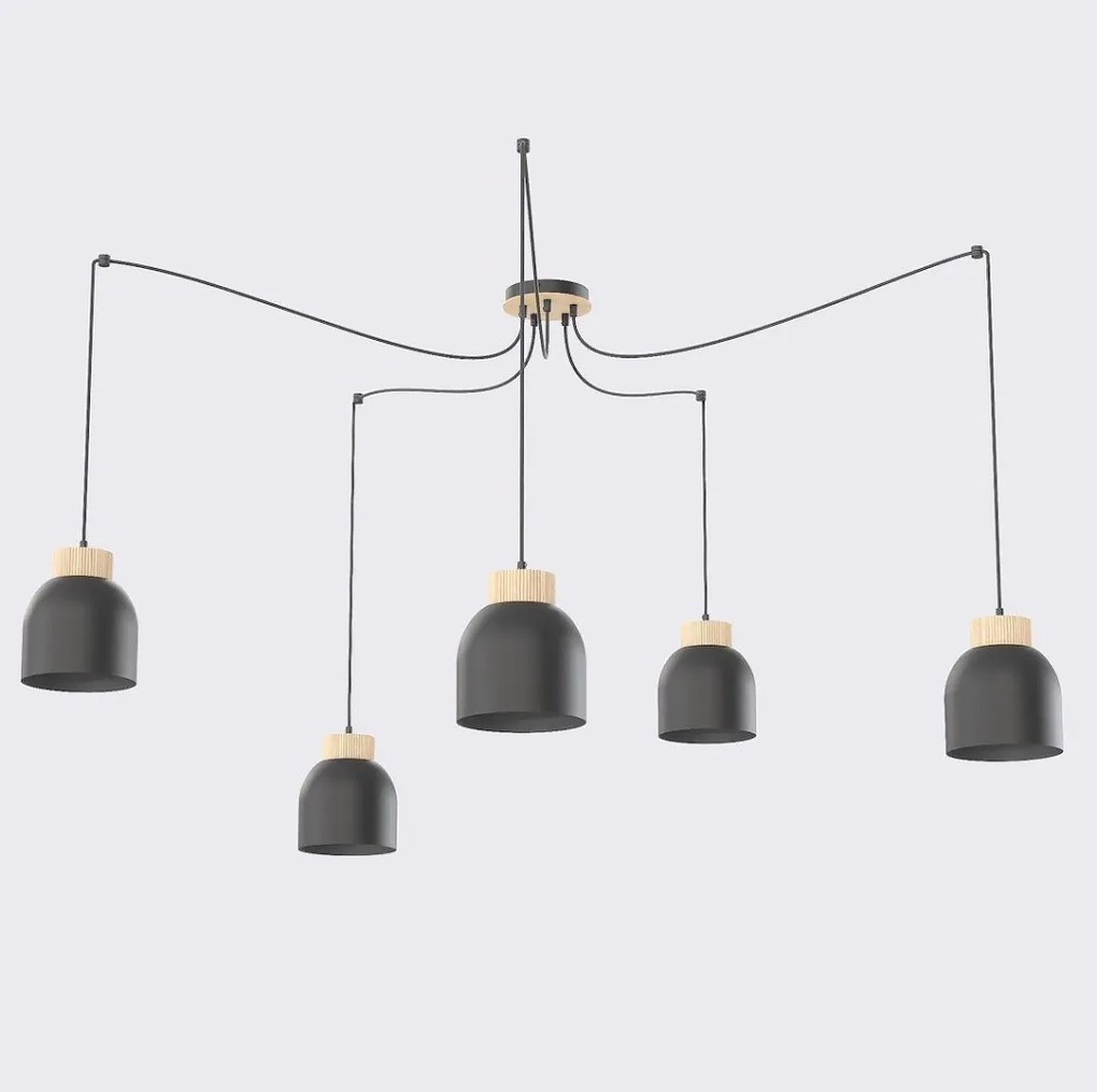 Emibig KRU 1626/5 Függőlámpa 5x15W/E27 IP20