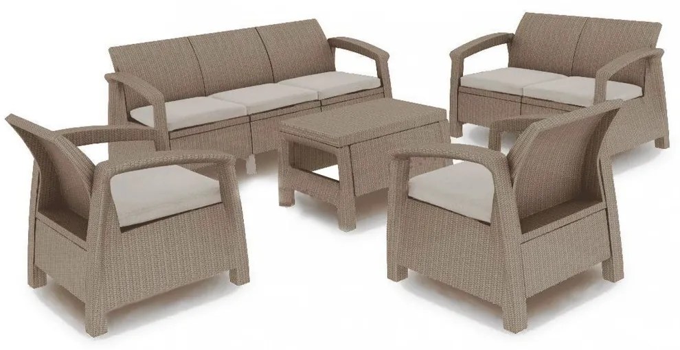 Corfu max set kerti bútor garnitúra