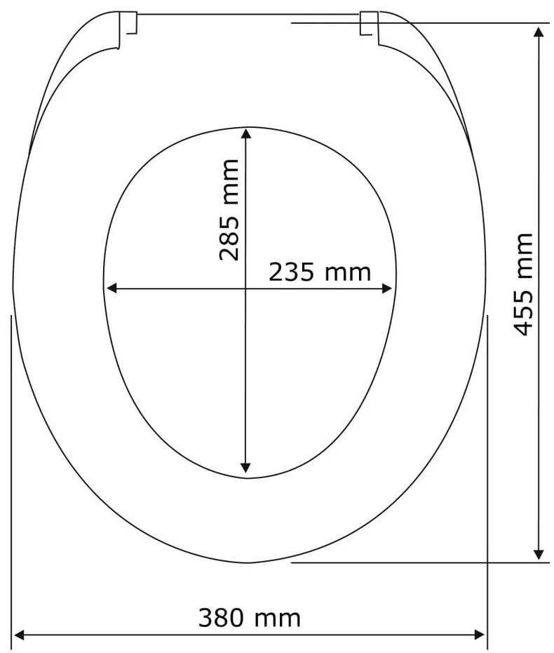 Astera WC-ülőke, 45 x 37,5 cm - Wenko