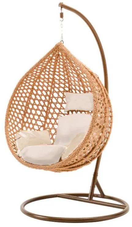 AKCIÓ Világosbarna függőszék TROPIKAL állvánnyal II. osztály