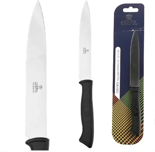 Univerzális Kés 12,5CM Kiváló Minőségű Zöldség-hús Felvágottakhoz. Rozsdamentes Acél